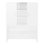 Armario de lavadora blanco brillante 70,5x25,5x90 cm de vidaXL, Accesorios para lavadoras y secadoras - Ref: Foro24-808392, P...