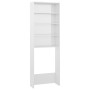 Armario de lavadora blanco brillante 64x24x190 cm de vidaXL, Accesorios para lavadoras y secadoras - Ref: Foro24-808410, Prec...