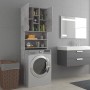 Concrete gray washing machine cabinet 64x25.5x190 cm by vidaXL, Accessories for washing machines and dryers - Ref: Foro24-808...