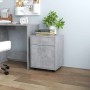 Plywood gray concrete wheeled cabinet 45x38x54 cm by vidaXL, Lockers and storage cabinets - Ref: Foro24-808444, Price: 51,70 ...