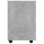 Plywood gray concrete wheeled cabinet 45x38x54 cm by vidaXL, Lockers and storage cabinets - Ref: Foro24-808444, Price: 51,70 ...