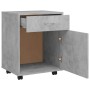 Plywood gray concrete wheeled cabinet 45x38x54 cm by vidaXL, Lockers and storage cabinets - Ref: Foro24-808444, Price: 51,70 ...