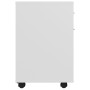 White plywood rolling cabinet 45x38x54 cm by vidaXL, Lockers and storage cabinets - Ref: Foro24-808440, Price: 57,34 €, Disco...