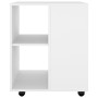 White plywood wardrobe with wheels 60x53x72 cm by vidaXL, Lockers and storage cabinets - Ref: Foro24-808458, Price: 83,31 €, ...