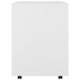 White plywood wardrobe with wheels 60x53x72 cm by vidaXL, Lockers and storage cabinets - Ref: Foro24-808458, Price: 83,31 €, ...