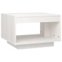 Mesa de centro de madera maciza de pino blanco 50x50x33,5 cm de vidaXL, Mesas de centro - Ref: Foro24-808504, Precio: 49,77 €...