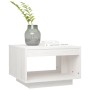 Solid white pine wood coffee table 50x50x33.5 cm by vidaXL, Coffee table - Ref: Foro24-808504, Price: 52,93 €, Discount: %