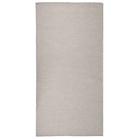 Flachgewebter Außenteppich in Grau Taupe 100x200 cm von vidaXL, Teppiche - Ref: Foro24-340780, Preis: 39,13 €, Rabatt: %