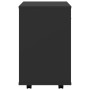 Wardrobe with wheels black plywood 46x36x59 cm by vidaXL, Lockers and storage cabinets - Ref: Foro24-808468, Price: 43,99 €, ...