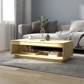 Mesa de centro de madera maciza de pino 110x50x33,5 cm de vidaXL, Mesas de centro - Ref: Foro24-808508, Precio: 48,99 €, Desc...