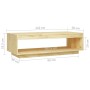 Couchtisch aus massivem Kiefernholz 110x50x33,5 cm von vidaXL, Couchtisch - Ref: Foro24-808508, Preis: 48,99 €, Rabatt: %