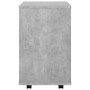 Plywood gray concrete wheeled wardrobe 46x36x59 cm by vidaXL, Lockers and storage cabinets - Ref: Foro24-808471, Price: 43,12...