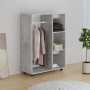 Engineered wood gray concrete wardrobe 80x40x110 cm by vidaXL, Wardrobes - Ref: Foro24-808517, Price: 67,07 €, Discount: %