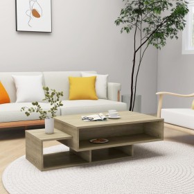 Sonoma oak plywood coffee table 105x55x32 cm by vidaXL, Coffee table - Ref: Foro24-808525, Price: 65,65 €, Discount: %