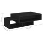 Mesa de centro madera ingeniería negra 105x55x32 cm de vidaXL, Mesas de centro - Ref: Foro24-808523, Precio: 95,52 €, Descuen...