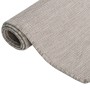 Flachgewebter Außenteppich in Grau Taupe 100x200 cm von vidaXL, Teppiche - Ref: Foro24-340780, Preis: 39,13 €, Rabatt: %