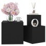 Side tables 3 units black plywood by vidaXL, Side tables - Ref: Foro24-808586, Price: 74,44 €, Discount: %