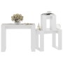 Stackable tables 3 pieces glossy white plywood by vidaXL, Side tables - Ref: Foro24-808609, Price: 51,32 €, Discount: %