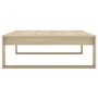 Sonoma oak plywood coffee table 100x100x35 cm by vidaXL, Coffee table - Ref: Foro24-808633, Price: 59,87 €, Discount: %