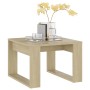 Oak Sonoma plywood side table 50x50x35 cm by vidaXL, Side tables - Ref: Foro24-808624, Price: 33,99 €, Discount: %