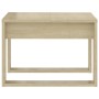 Mesa auxiliar de madera contrachapada roble Sonoma 50x50x35 cm de vidaXL, Mesas auxiliares - Ref: Foro24-808624, Precio: 33,9...