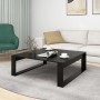 Mesa de centro madera contrachapada negro 100x100x35 cm de vidaXL, Mesas de centro - Ref: Foro24-808631, Precio: 76,11 €, Des...