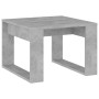 Mesa de centro madera de ingeniería gris hormigón 50x50x35 cm de vidaXL, Mesas auxiliares - Ref: Foro24-808625, Precio: 32,79...