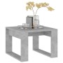 Mesa de centro madera de ingeniería gris hormigón 50x50x35 cm de vidaXL, Mesas auxiliares - Ref: Foro24-808625, Precio: 32,79...