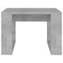 Mesa de centro madera de ingeniería gris hormigón 50x50x35 cm de vidaXL, Mesas auxiliares - Ref: Foro24-808625, Precio: 32,79...