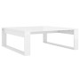 Mesa de centro madera contrachapada blanco brillo 100x100x35 cm de vidaXL, Mesas de centro - Ref: Foro24-808636, Precio: 70,9...