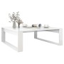 Mesa de centro madera contrachapada blanco brillo 100x100x35 cm de vidaXL, Mesas de centro - Ref: Foro24-808636, Precio: 70,9...