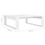 Glossy white plywood coffee table 100x100x35 cm by vidaXL, Coffee table - Ref: Foro24-808636, Price: 70,99 €, Discount: %