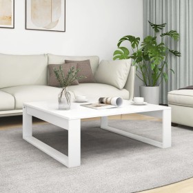 Mesa de centro madera contrachapada blanco 100x100x35 cm de vidaXL, Mesas de centro - Ref: Foro24-808630, Precio: 62,59 €, De...