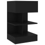 Black plywood nightstand 40x35x65 cm by vidaXL, Nightstands - Ref: Foro24-808650, Price: 43,04 €, Discount: %