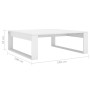 Couchtisch aus weißem Sperrholz, 100 x 100 x 35 cm von vidaXL, Couchtisch - Ref: Foro24-808630, Preis: 62,59 €, Rabatt: %