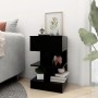 Bedside tables 2 units black 40x35x50 cm by vidaXL, Nightstands - Ref: Foro24-808651, Price: 93,47 €, Discount: %