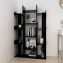 Librería de madera contrachapada negro 86x25,5x140 cm de vidaXL, Librerías y estanterías - Ref: Foro24-808901, Precio: 78,58 ...