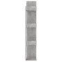 Concrete gray plywood bookcase 86x25.5x140 cm by vidaXL, Bookcases and shelves - Ref: Foro24-808904, Price: 79,17 €, Discount: %