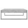 Mesa de centro madera de ingeniería gris hormigón 100x100x35 cm de vidaXL, Mesas de centro - Ref: Foro24-808634, Precio: 61,5...