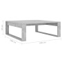 Betongrauer Couchtisch aus Holzwerkstoff, 100 x 100 x 35 cm von vidaXL, Couchtisch - Ref: Foro24-808634, Preis: 61,65 €, Raba...