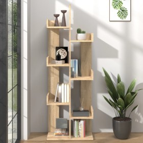 Regal aus Sonoma-Eichenholzwerkstoff, 48 x 25,5 x 140 cm von vidaXL, Bücherregale und Regale - Ref: Foro24-808912, Preis: 57,...