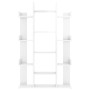 Glossy white plywood bookcase 86x25.5x140cm by vidaXL, Bookcases and shelves - Ref: Foro24-808906, Price: 84,37 €, Discount: %