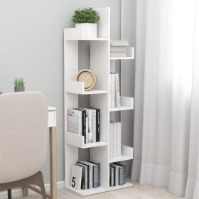 Weißes Holzwerkstoffregal 48x25,5x140 cm von vidaXL, Bücherregale und Regale - Ref: Foro24-808909, Preis: 54,23 €, Rabatt: %