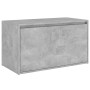 Graues Holzwerkstoff Flurbank Beton 80x40x45 cm von vidaXL, Bänke für Hallen und Lager - Ref: Foro24-808670, Preis: 55,73 €, ...