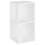 Armario esquinero madera contrachapada blanco 33x33x67cm de vidaXL, Taquillas y armarios de almacenamiento - Ref: Foro24-8090...