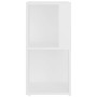 Armario esquinero madera contrachapada blanco 33x33x67cm de vidaXL, Taquillas y armarios de almacenamiento - Ref: Foro24-8090...