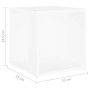 White plywood side table 33x33x34.5 cm by vidaXL, Side tables - Ref: Foro24-809008, Price: 25,94 €, Discount: %