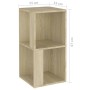 Sonoma oak plywood corner furniture 33x33x67 cm by vidaXL, Lockers and storage cabinets - Ref: Foro24-809020, Price: 43,03 €,...