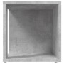 Mesa auxiliar madera contrachapada gris hormigón 33x33x34,5 cm de vidaXL, Mesas auxiliares - Ref: Foro24-809012, Precio: 29,5...