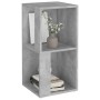 Mueble de esquina madera de ingeniería gris 33x33x67 cm de vidaXL, Taquillas y armarios de almacenamiento - Ref: Foro24-80902...